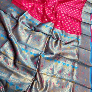 Alternative view of Original Indian Samu Silk Saree
