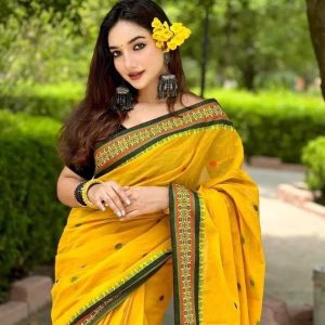 Pure Aarong Cotton Nakshi Pair Saree AC003